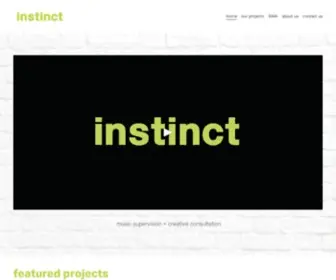 Instinctentertainment.ca(Instinct) Screenshot