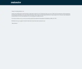 Instinctiv.com(A Better music experience) Screenshot