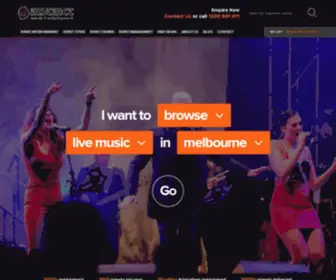 Instinctmusic.com.au(Corporate Entertainment Agency & Event Management in Melbourne) Screenshot