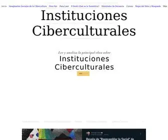 Institucioncibercultural.com(Ciencias Sociales) Screenshot