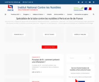 Institut-Antinuisibles.com(Institut National Contre les Nuisibles) Screenshot