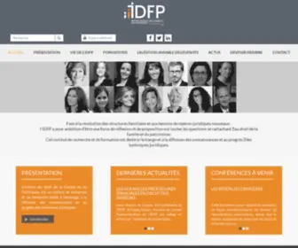Institut-DFP.com(Institut du droit de la famille et du patrimoine) Screenshot