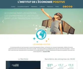 Institut-Economiepositive.com(Accueil) Screenshot