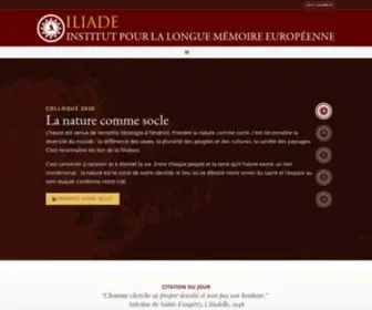 Institut-Iliade.com(Iliade) Screenshot