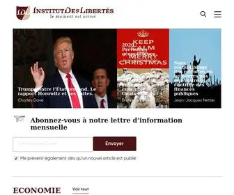 Institutdeslibertes.org(Libertés) Screenshot