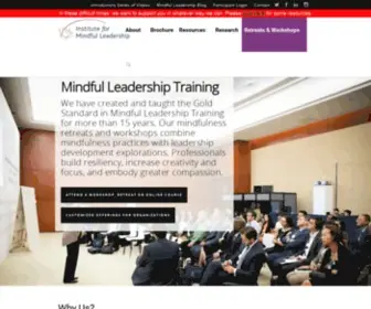 Instituteformindfulleadership.org(Institute for Mindful Leadership) Screenshot