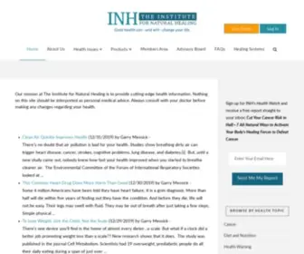 Institutefornaturalhealing.com(Institute for Natural Healing) Screenshot