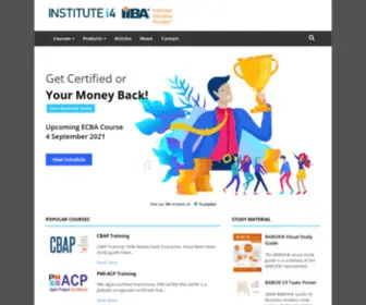 Institutei4.com(Business Analysis Training Courses) Screenshot