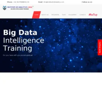 Instituteofanalytics.com(Data Analytics Training & Courses in Chennai) Screenshot