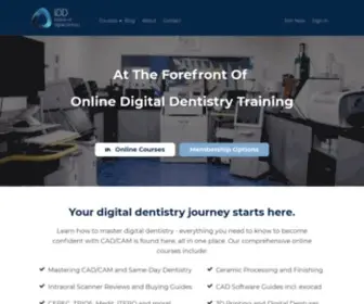 Instituteofdigitaldentistry.com(The Institute of Digital Dentistry) Screenshot