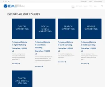 Instituteofdigitalmarketingusa.com(Best Online Digital Marketing Institute & Courses California) Screenshot