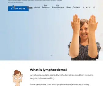 Instituteoflymphoedema.com.au(Online education on lymphoedema for patients and practitioners) Screenshot