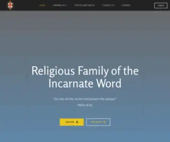 Instituteoftheincarnateword.org(Institute of the Incarnate Word (IVE)) Screenshot