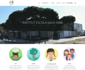 Institutescolagavamar.cat(Institut escola Gavà Mar) Screenshot