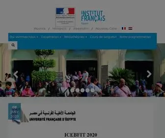 Institutfrancais-Egypte.com(Accueil) Screenshot