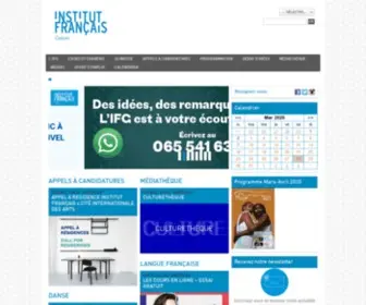 Institutfrancais-Gabon.com(Institut) Screenshot