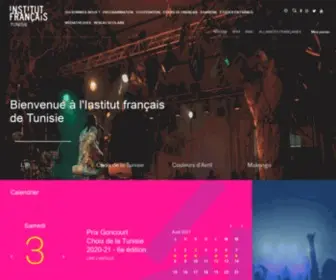 Institutfrancais-Tunisie.com(Accueil) Screenshot