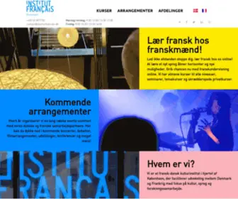 Institutfrancais.dk(Institut Français Danemark) Screenshot