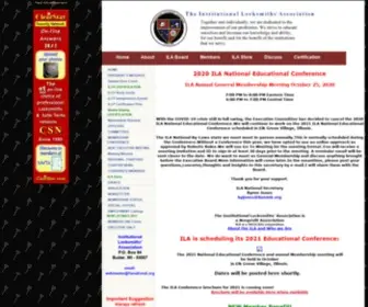 Institutionallocksmiths.org(The Insitutional Locksmiths' Association) Screenshot