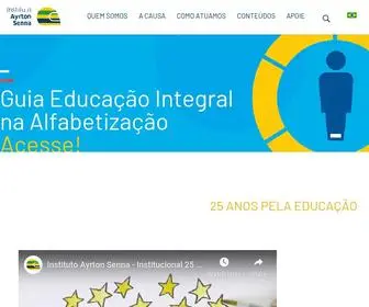 Institutoayrtonsenna.org.br(Instituto Ayrton Senna) Screenshot