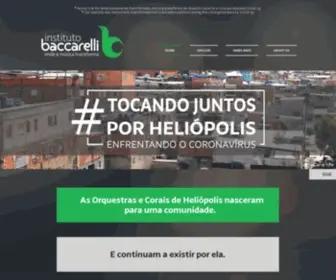 Institutobaccarelli.org.br(Instituto Baccarelli) Screenshot