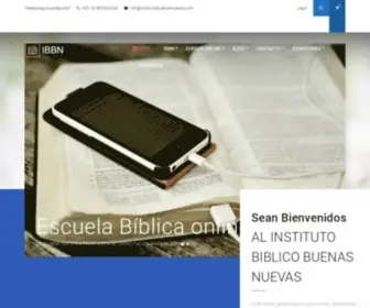 Institutobuenasnuevas.com(Instituto Buenas Nuevas) Screenshot