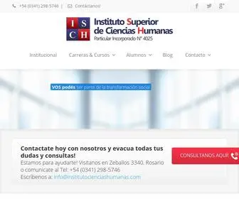 Institutocienciashumanas.com(Institutocienciashumanas) Screenshot