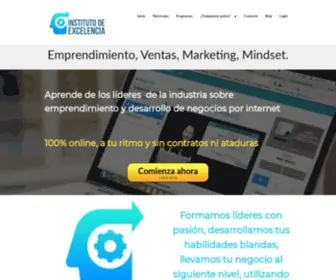 Institutodeexcelencia.com(Emprendimiento) Screenshot