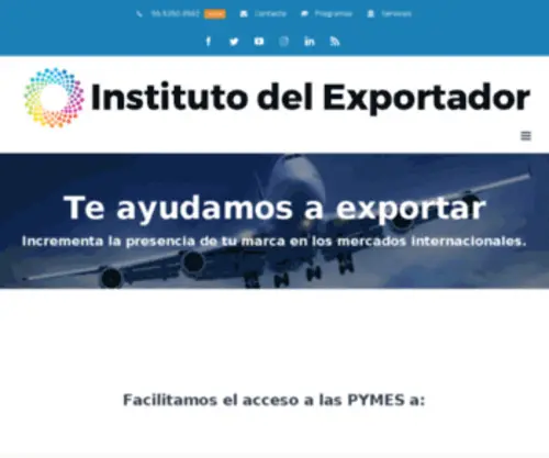 Institutodelexportador.com(Instituto del Exportador) Screenshot