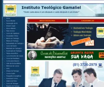 Institutogamaliel.com(Instituto Gamaliel) Screenshot