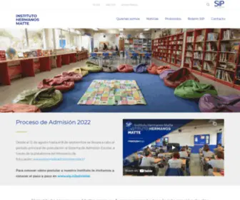 Institutohermanosmatte.cl(Instituto Hermanos Matte) Screenshot