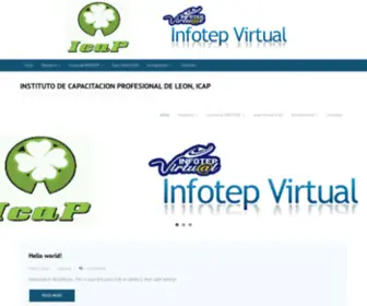 Institutoicap.com(Centro Operativo del Sistema COS de INFOTEP) Screenshot