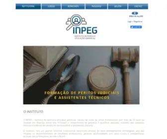 Institutoinpeg.com(Nós da INPEG) Screenshot