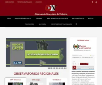 Institutolacso.org(Observatorio Venezolano de Violencia) Screenshot