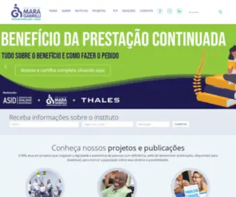 Institutomaragabrilli.org.br(Instituto Mara Gabrilli) Screenshot