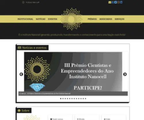 Institutonanocell.org.br(Nanocell News) Screenshot