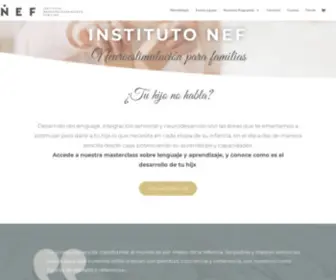 Institutonef.com(Desarrollo infantil y estimulación del lenguaje) Screenshot