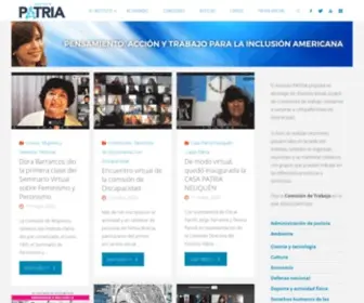 Institutopatria.com.ar(Instituto PATRIA) Screenshot