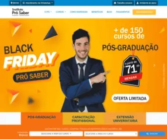 Institutoprosaber.com.br(Pós Graduação Ucam Pró Saber UCAM) Screenshot