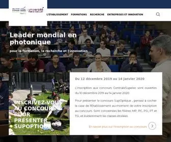 Institutoptique.fr(Site institutionnel) Screenshot
