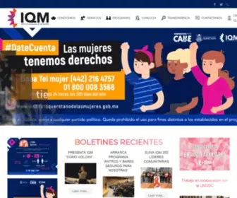 Institutoqueretanodelasmujeres.gob.mx(Instituto Queretano de las Mujeres) Screenshot