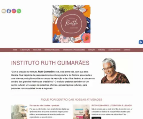 Institutoruthguimaraes.org.br(Instituto Ruth Guimarães) Screenshot