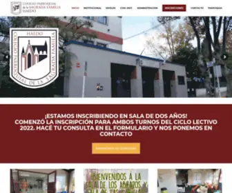 Institutosagradafamiliahaedo.com(Sagrada Familia) Screenshot