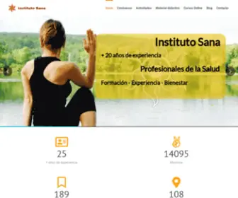 Institutosana.es(Instituto Sana) Screenshot