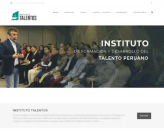 Institutotalentos.org.pe(Instituto Talentos) Screenshot