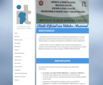Institutotecnicocordoba.com(ITS CORDOBA) Screenshot