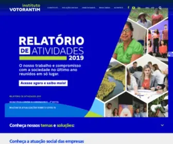 Institutovotorantim.org.br(Instituto votorantim) Screenshot