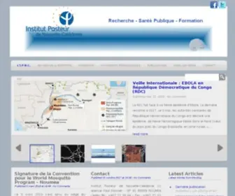 Institutpasteur.nc(Institut Pasteur de Nouvelle) Screenshot