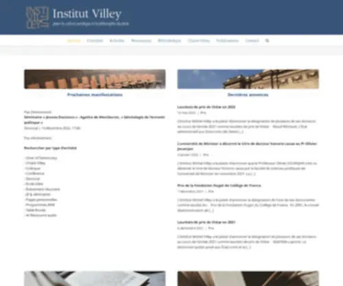 Institutvilley.com(Pour la culture juridique et la philosophie du droit) Screenshot