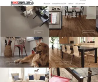 Instockcarpets.com(Flooring Solutions) Screenshot